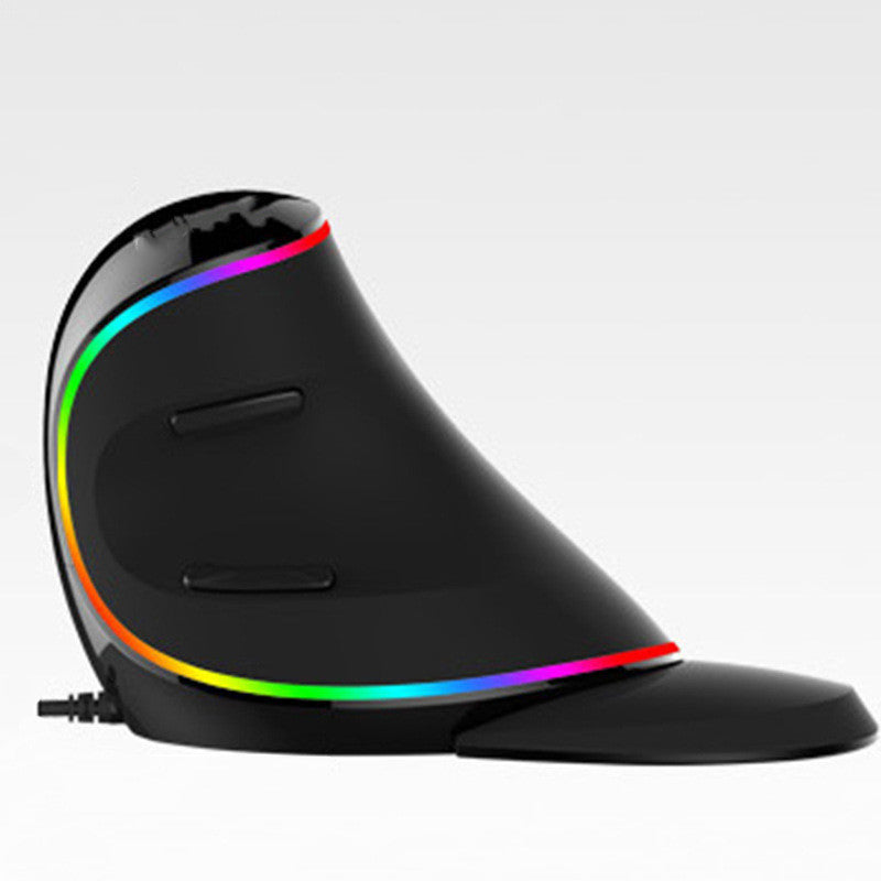 Ergonomic RGB Vertical Wired Mouse