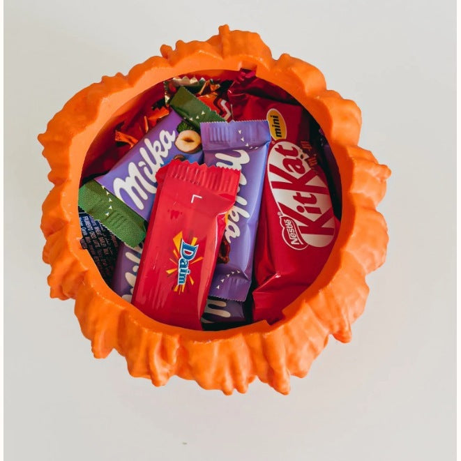 Spooky Halloween Pumpkin Candy Bowl