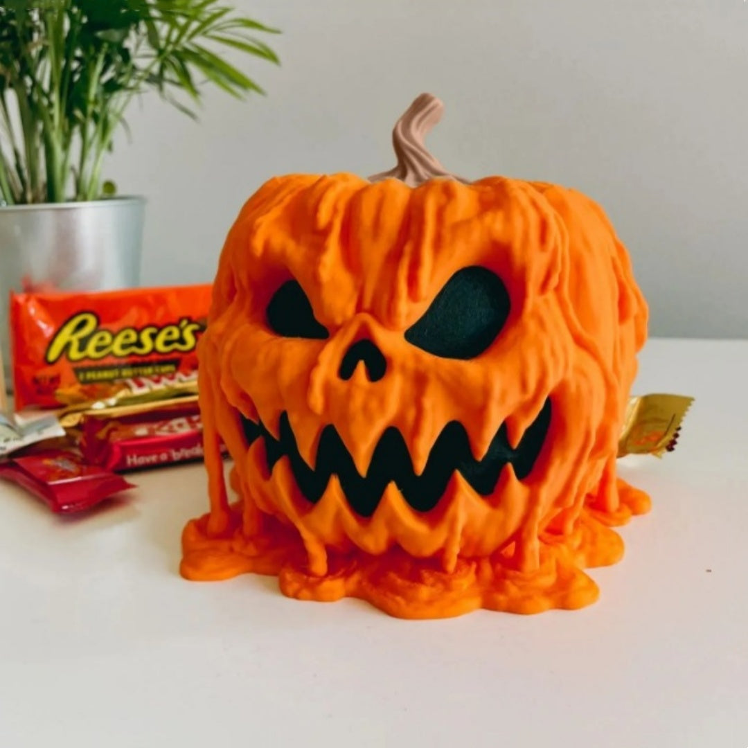 Spooky Halloween Pumpkin Candy Bowl
