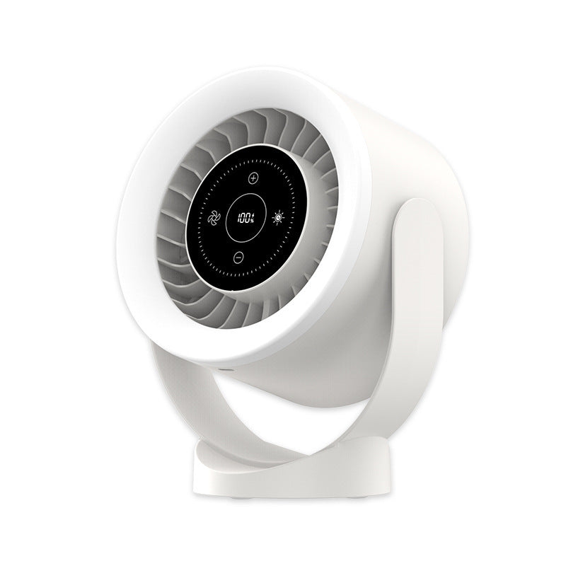 Rechargeable Wall Mount Table Fan Light