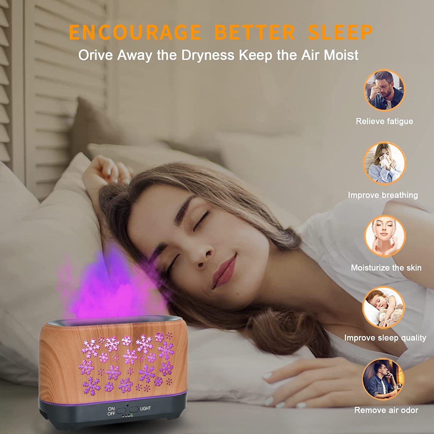 Christmas Snowflake Aromatherapy Humidifier