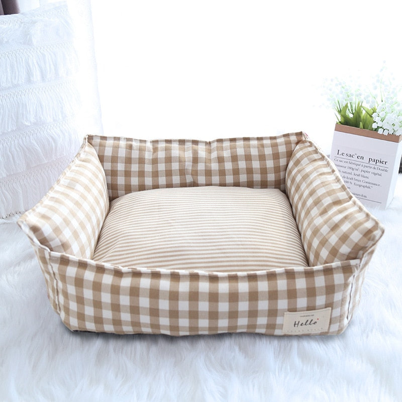 Soft Warm Pet Dog Cat Bed Removable