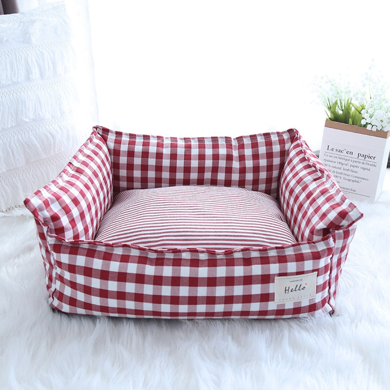 Soft Warm Pet Dog Cat Bed Removable