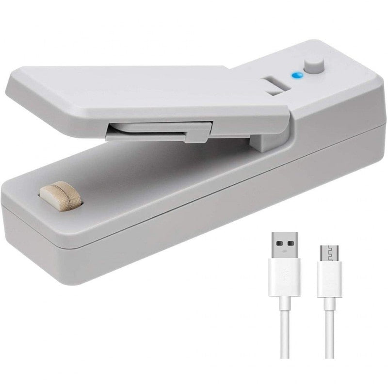 USB Charge Sealer Home Snacks Bag Plastic Package Sealer Heat Food Close Bags Portable Sealing Machine Kitchen Gadgets