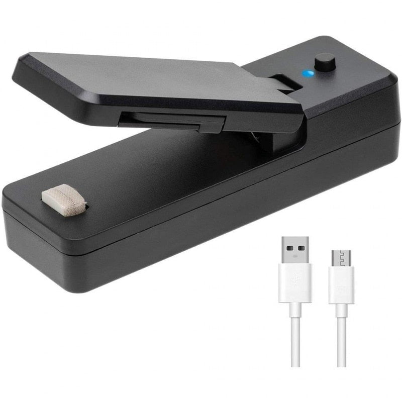 USB Charge Sealer Home Snacks Bag Plastic Package Sealer Heat Food Close Bags Portable Sealing Machine Kitchen Gadgets