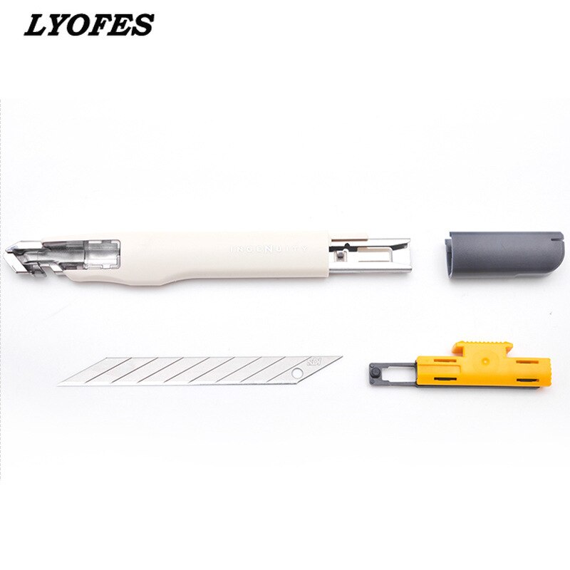 Stainless Steel Utility Knife Luxury Metal Wallpaper Knife Handle Paper Cutting Tools Office School Supplies Craft Production