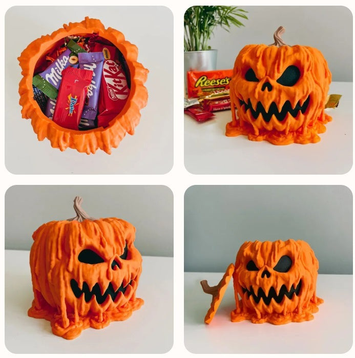 Spooky Halloween Pumpkin Candy Bowl