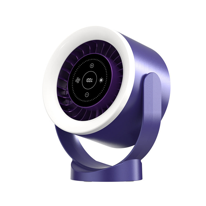 Rechargeable Wall Mount Table Fan Light