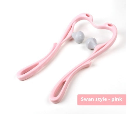 Manual Six-Wheel Neck Massager Tool