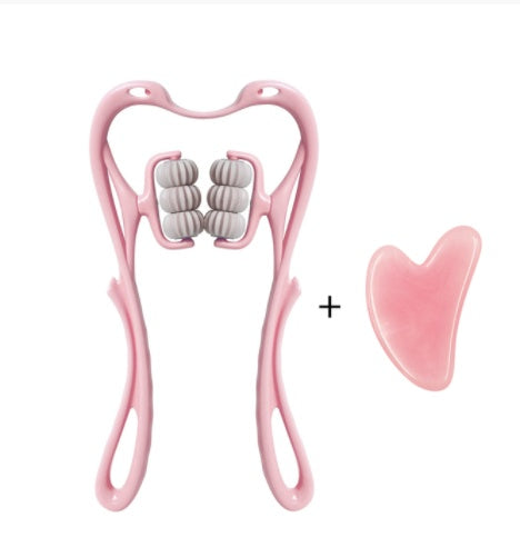 Manual Six-Wheel Neck Massager Tool