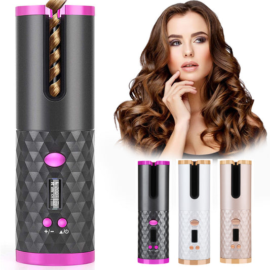 Rechargeable Automatic Hair Curler Iron