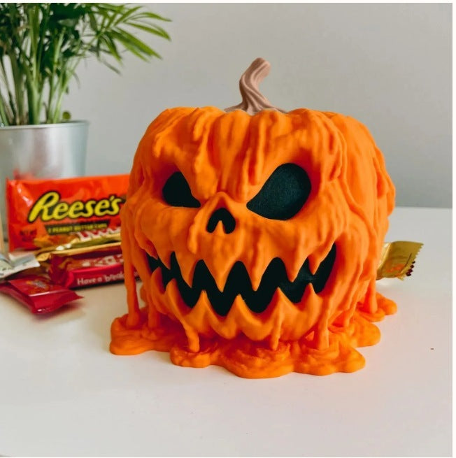 Spooky Halloween Pumpkin Candy Bowl