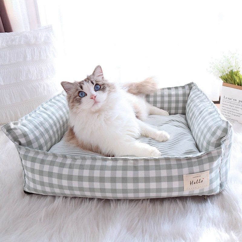 Soft Warm Pet Dog Cat Bed Removable