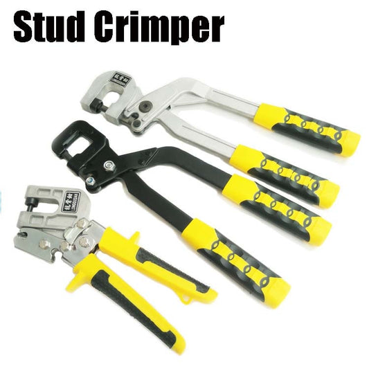 Stud Crimper Aluminum Alloy Handle Gypsum Plaster Board Drywall Tool Lightweight Keel Pliers for Fastening Metal Gadgets