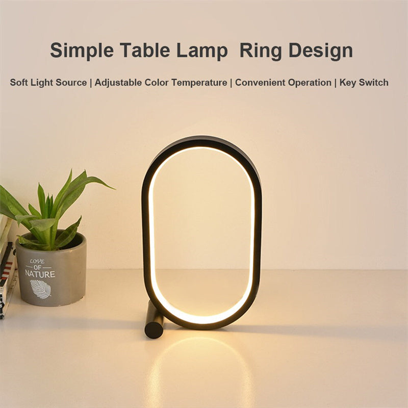 Usb Plug-In Lamp Oval Acrylic Lamp