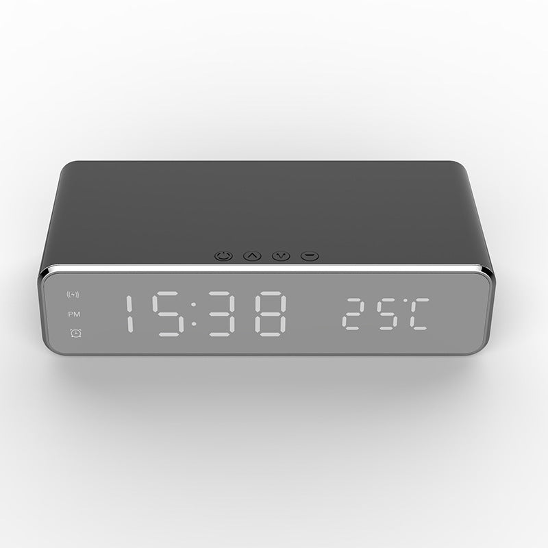 LED Digital Alarm Clock Wireless Charger