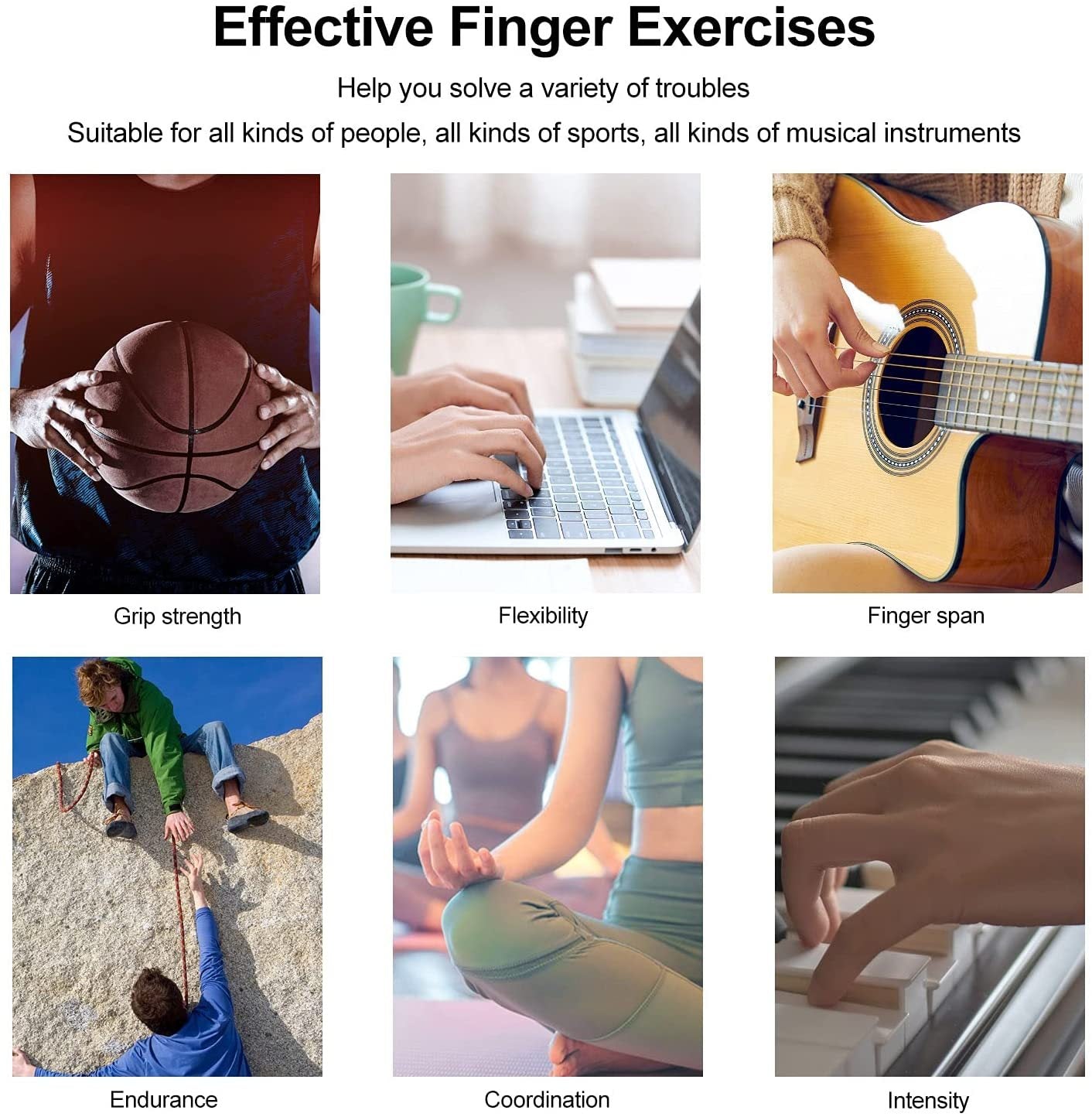 Silicone Finger Grip Exercise Trainer