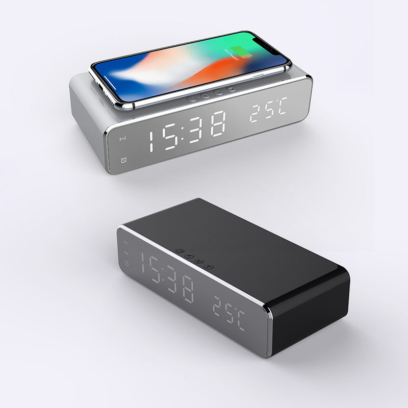 LED Digital Alarm Clock Wireless Charger