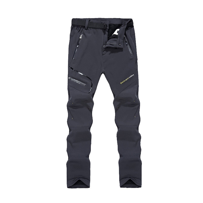 THE ARCTIC LIGHT 6XL Men Winter Inner Fleece Soft Shell Hiking Pants Trekking Outdoor Sports Thermal Ski Male Trousers