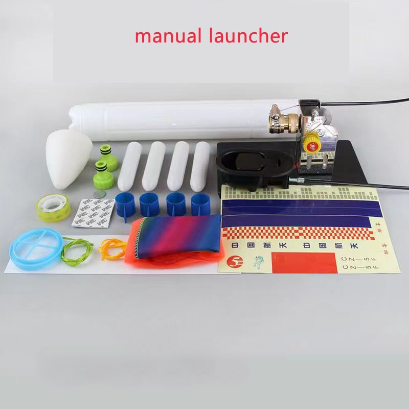 Water jet rocket launcher toy sports toy launcher rocket pop up outdoor sports educational science toy gift Can fly 100 meters