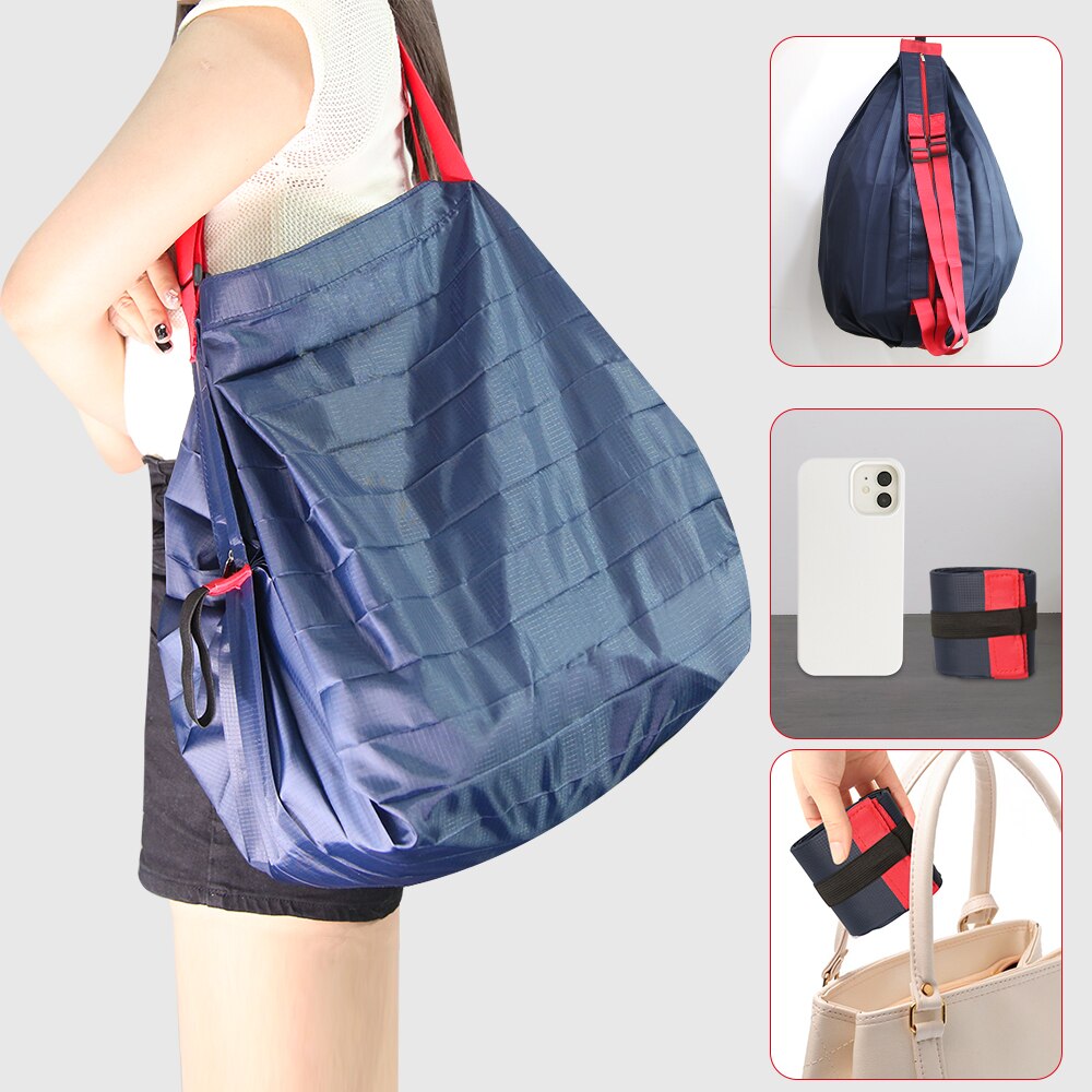Waterproof Outdoor Travel Storage Bags Foldable Shopping Bag Large-capacity Portable Beach Bag supermarket Grocery Bag sac сумка