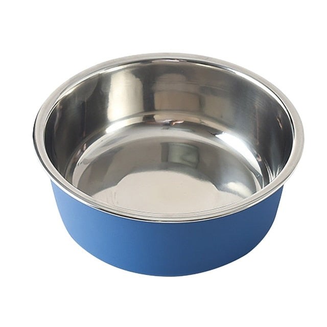 Stainless Steel Dog Cat Bowls Non-slip Outdoor