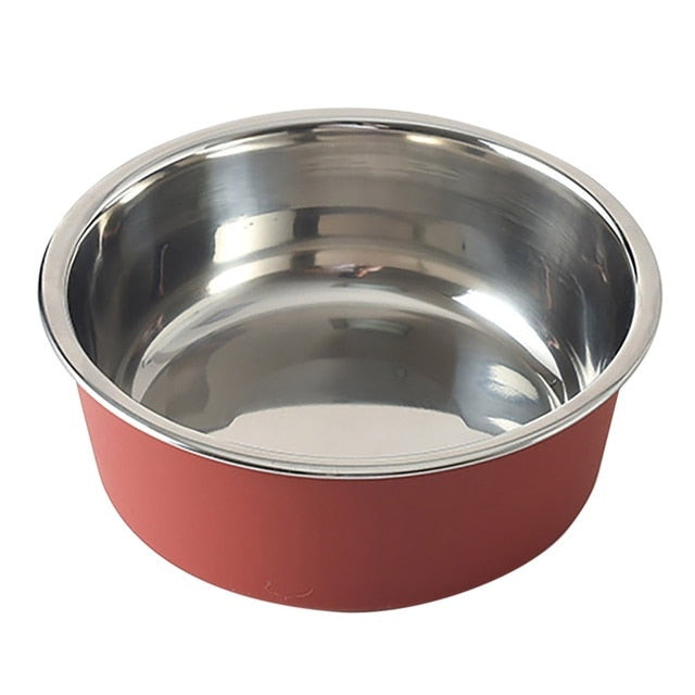 Stainless Steel Dog Cat Bowls Non-slip Outdoor