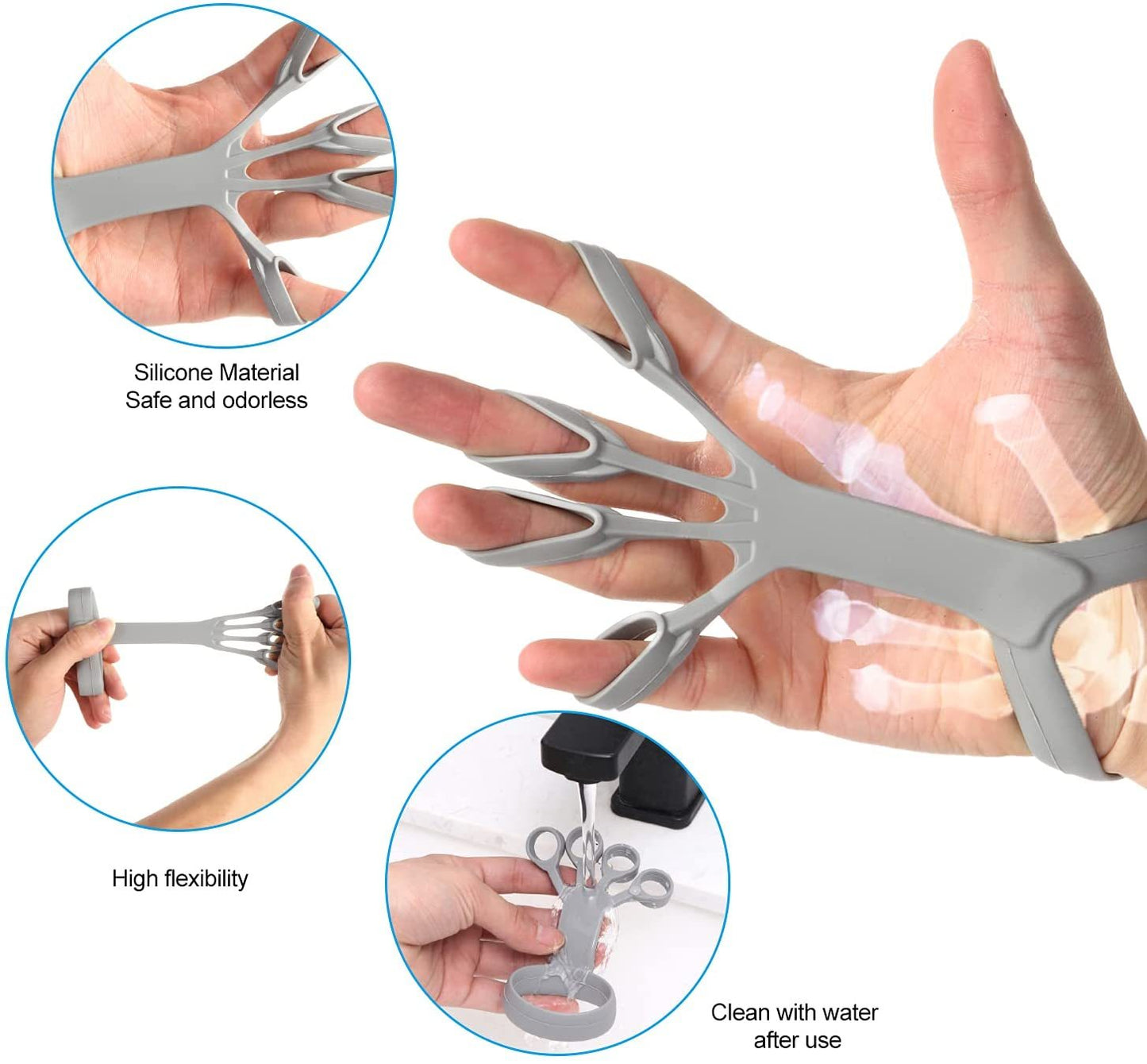 Silicone Finger Grip Exercise Trainer